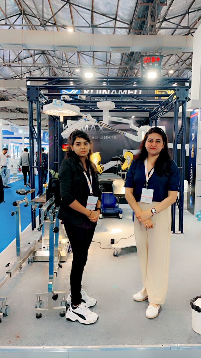 Glimpses of Day 2 of of @medical_fair 2024 where #KoinamedIndia is exhibiting at F 20, Bombay Exhibition Center, Mumbai. Exhibition will continue till 15 March. Clients and partners visited us to explore our #LEDSurgeryLights, #SurgeryOTTables and for collaboration opportunities