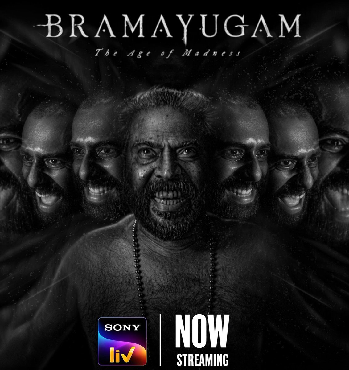 #Mammootty 's #Bramayugam is now streaming on SonyLIV 👍

#BramayugamOnSonyliv
