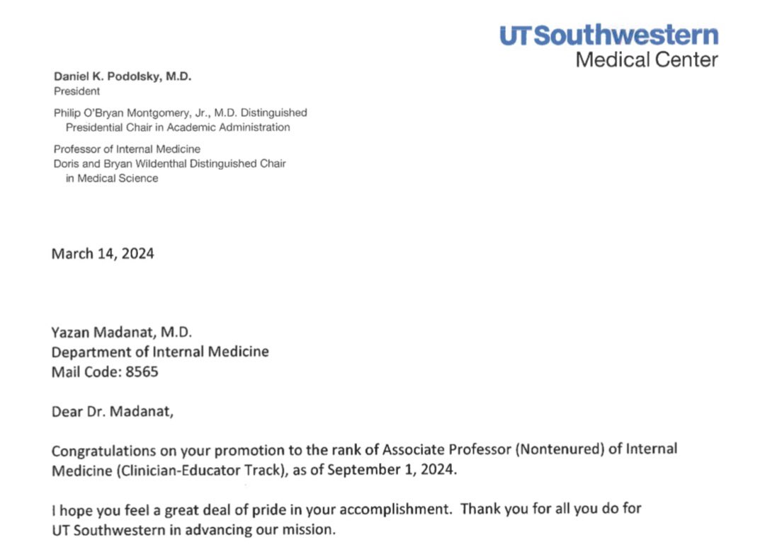 Feeling Proud 🎉🎊 It’s Official 😊 My Promotion to #AssociateProfessor is effective on Sept 1st, 2024 🎉 @UTSWNews @utswcancer @UTSWInternalMed #Thankful to all the support from my mentees/trainees, colleagues, mentors and division leadership 🙏 🇯🇵@MDSR24