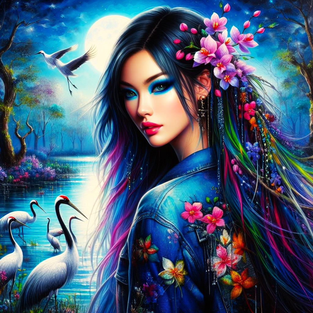 The landscape danced around her - a symphony of colors.#Digital Art #Fantasy #BeautyUnveiled #ArtEnchantment #DigitalMasterpiece #DreamingInColor #ArtisticFantasy #DigitalPainting #ArtisticExpression #ArtisticCharm #aiartwork #aiart