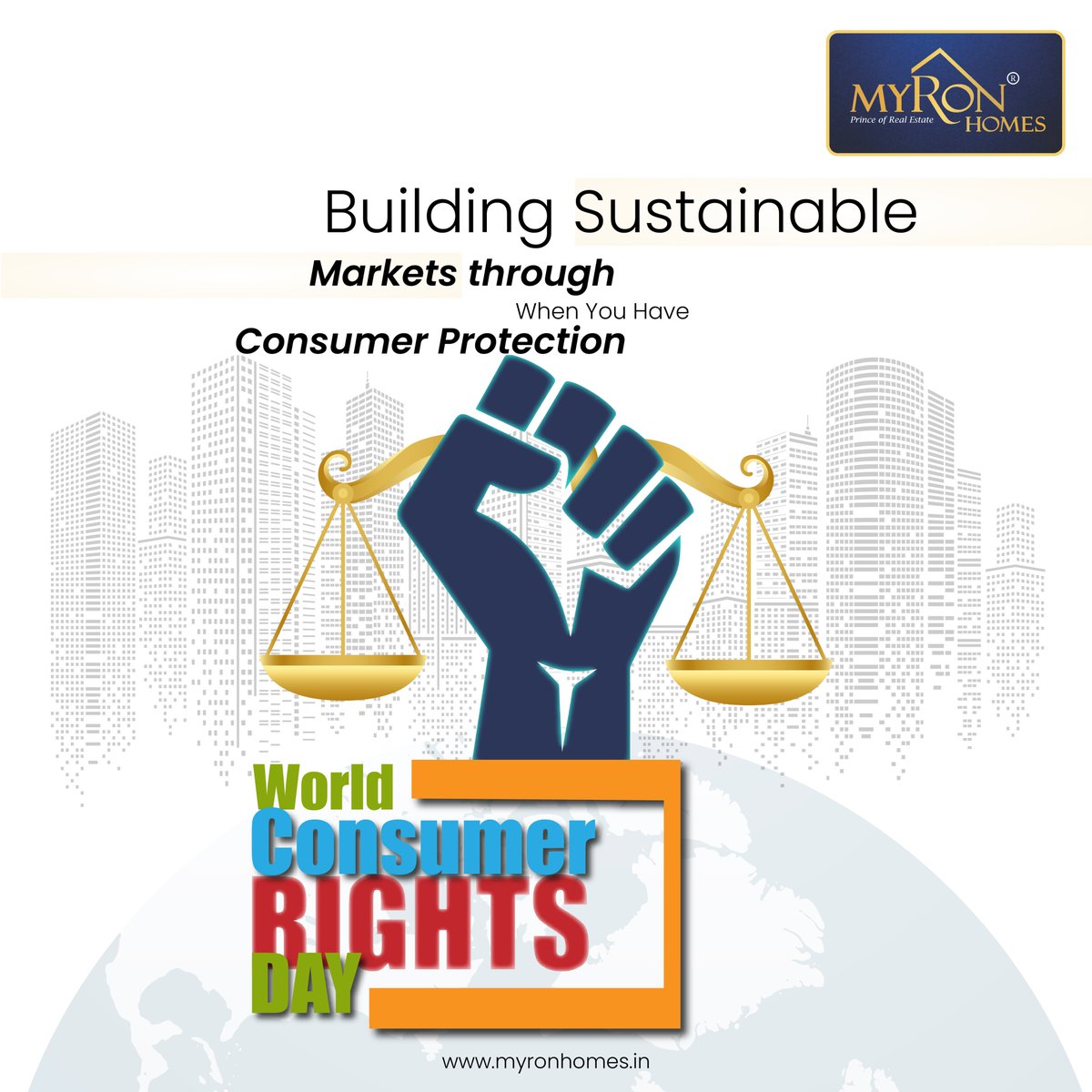 Today, we reaffirm our commitment to consumer protection in the dynamic world of real estate. Happy World Consumer Rights Day!

#consumerrightsday #EmpoweredConsumers #wcrd2024 #RealEstate #consumeradvocate