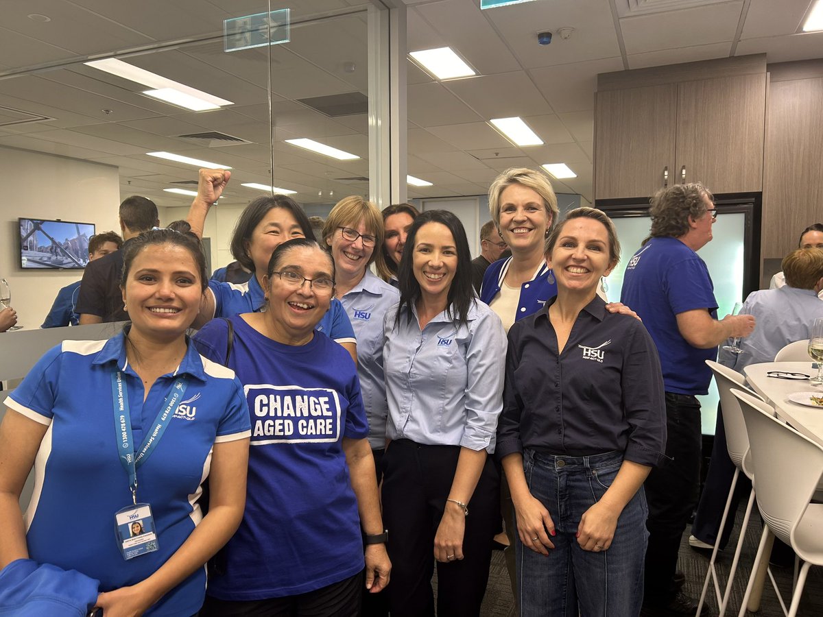 Aged care workers have been fighting tirelessly for years for the complexity and importance of their work to be recognised. Another big win in their fight for better pay today. @HSUNSW