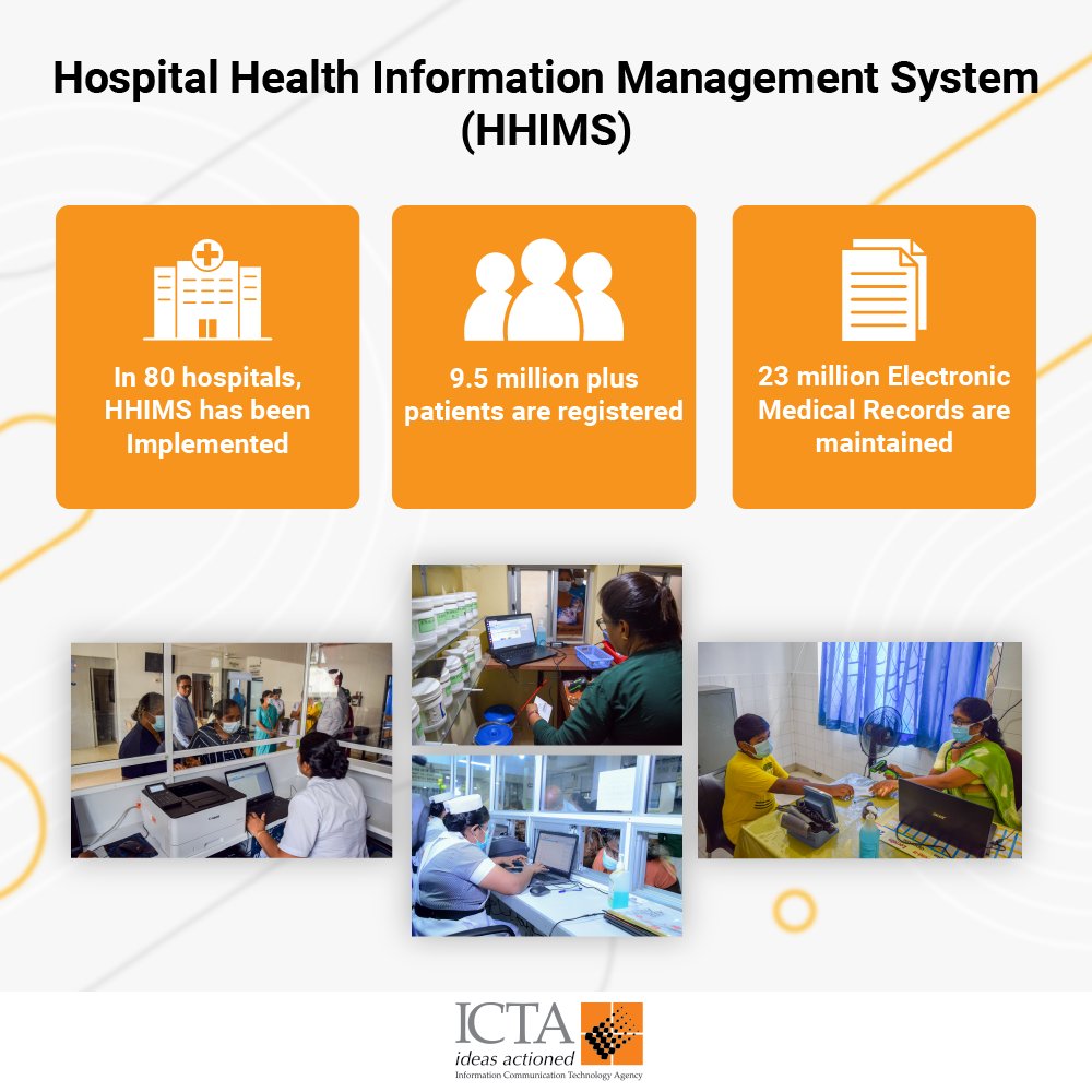 Transforming healthcare in Sri Lanka, one digital step at a time! The Hospital Health Information Management System (HHIMS) revolutionizing patient care, empowering professionals, and enhancing health outcomes. Read more: tinyurl.com/2s45zady #ICTA #LKA #HHIMS #Healthcare