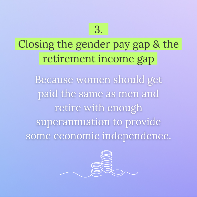 SenKatyG's tweet photo. ICYMI: Labor released Australia's first national strategy for gender equality. 

Here's what it focuses on.