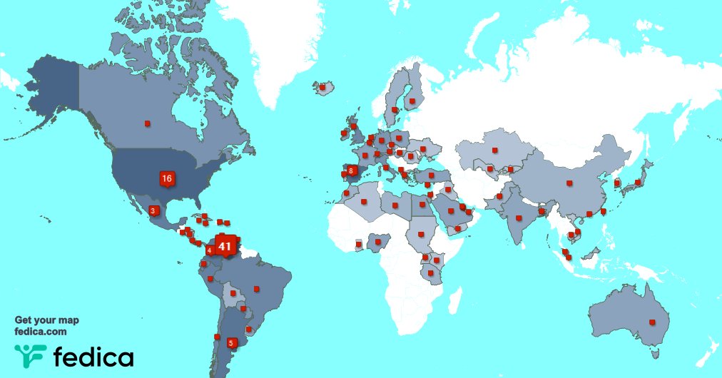 Muchas gracias a mis 2 nuevos seguidores desde Perú durante la última semana. fedica.com/!ernestocardio