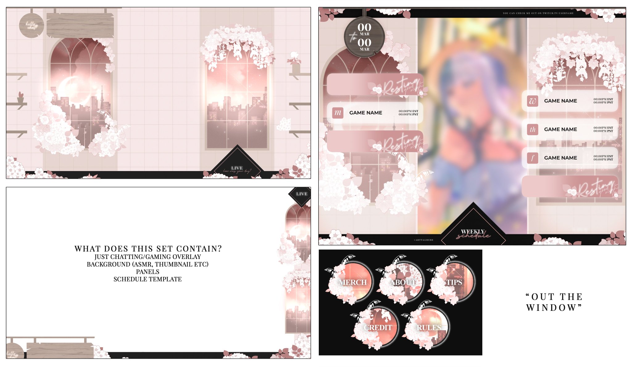 I designed a F2U overlay set to push the art block away..!