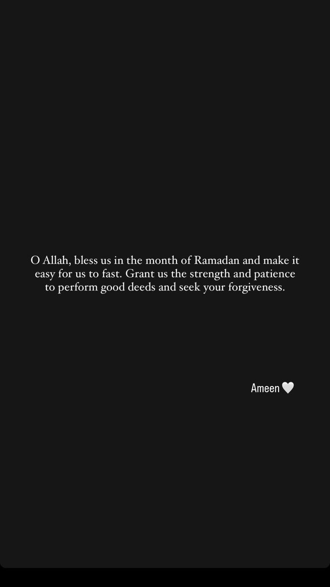 A bit late to this platform but Ramadan Mubarak to everyone celebrating. 5 days in already Alhamdulillah 🤲🏼 The days really are going by fast, may we make the most out of this beautiful month  Ameen 🤍

#Ramadan #ramadan2024