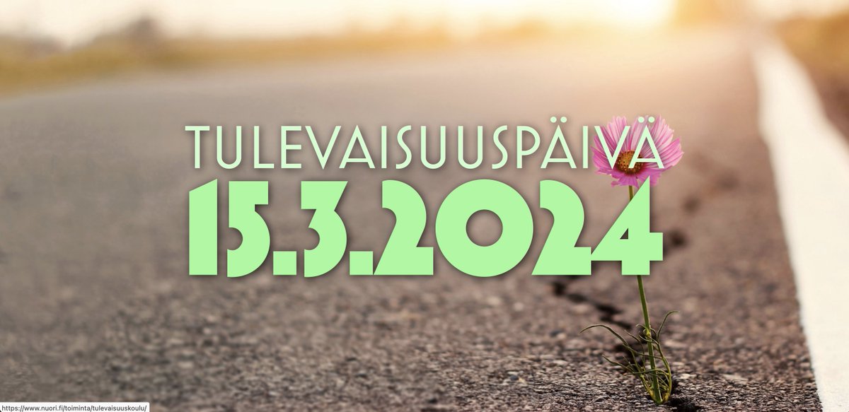 MKoskelo's tweet photo. 1/ X Tänään 15.3.2024 on kansallinen Tulevaisuuspäivä, jota olen ollut perustamassa. Tämän vuoden teemana on tulevaisuuden hyvinvointi, joka koskettaa ihan meistä jokaista:
🌟 Millaista hyvinvointia tavoittelemme tulevaisuudessa?🌟
#tulevaisuupaiva #tulevaisuuspaiva2024 https://t.co/lpkarpny7R