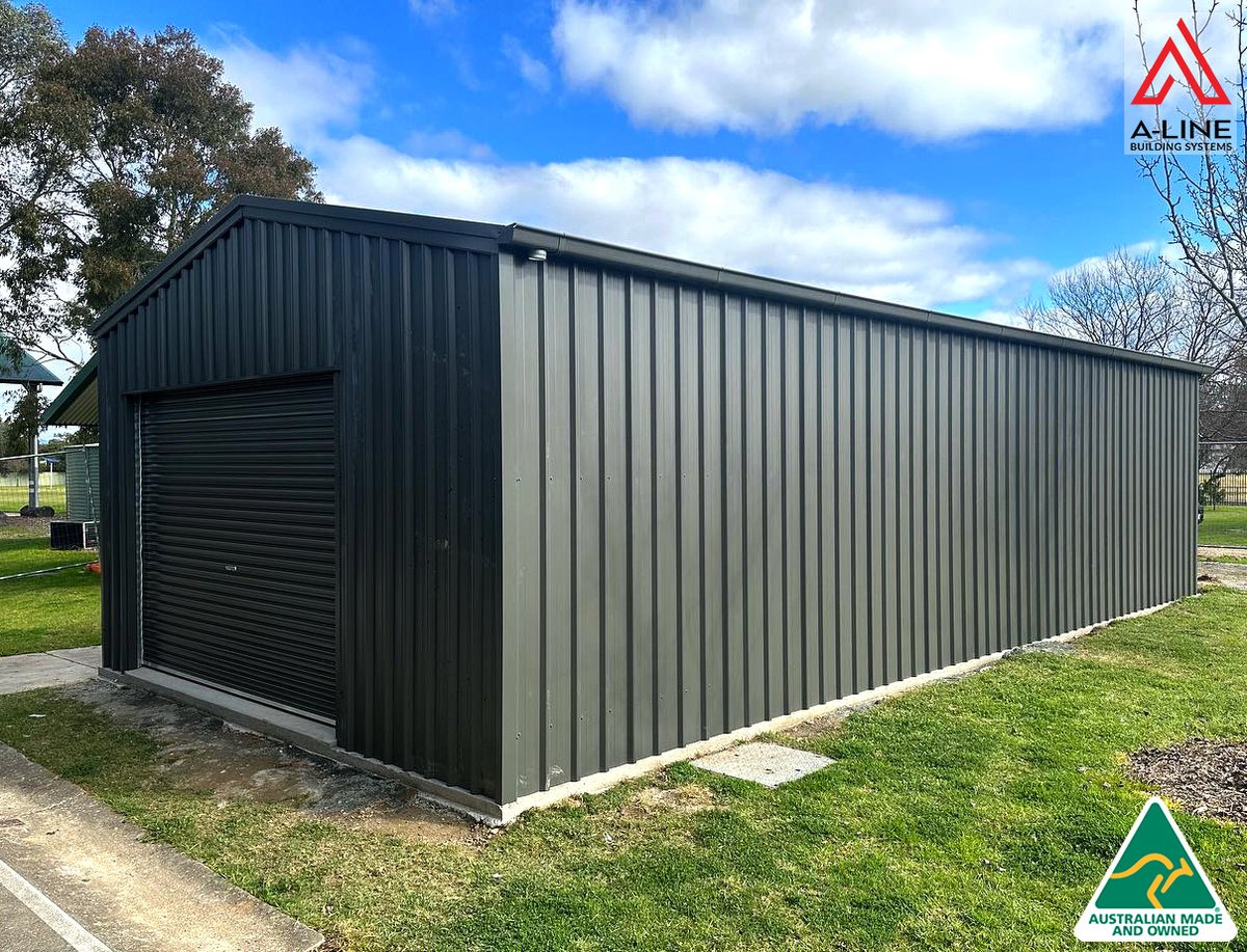 Recently completed project for Hume Public School Lavington NSW.
🔨 10m L x 5m W x 2.6m H, 12.5° roof pitch.
🎨 COLORBOND steel Woodland Grey® Monoclad Wall Cladding &amp; Corrugated® Roof Cladding.
Call 1800 460 700 or visit: alinebuildingsystems.com.au/get-a-quote/
#colorbondsteel #bluescopesteel