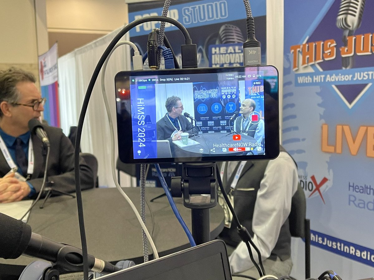 GreggMastersMPH's tweet photo. It was a privilege to put Health Innovation Media’s #PopUpstudio on the ground at @HIMSS 2024 on behalf of @HCNowRadio and its most awesome hosts! @Gil_Bashe #HealthUnaBASHEd, @HITAdvisor #ThisJustIn &amp; @ShahidNShah #TrendingNOW #HIMSS24 Kudos @AlbeZakes @HalWolfIII et al! https://t.co/YkkWjjrO6J