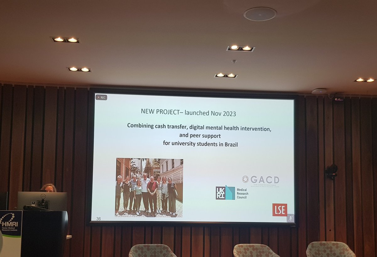 Visited <a href="/HMRIAustralia/">Hunter Medical Research Institute (HMRI)</a> for the SMPH @UON_research Seminar by A/Prof Christiane Silvestre de Paula on Cash Transfer Programs As a Strategy to Minimize MH
Problems Among Vulnerable Children and Young People. This made many neurons fire. Thanks Christiane and Panel <a href="/drericabreuer/">Erica Breuer</a>