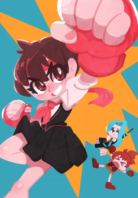 Sakura#格ゲーキャラ描こうぜ#春日野さくら生誕祭 