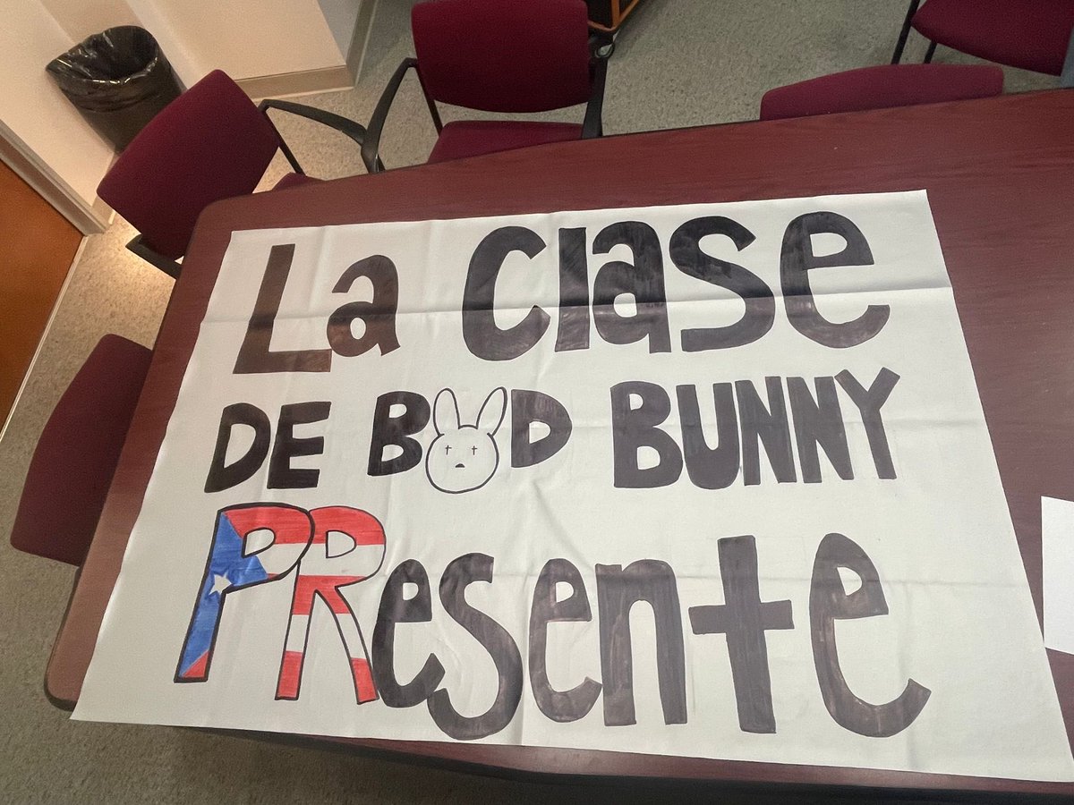 Bad Bunny Syllabus tweet media