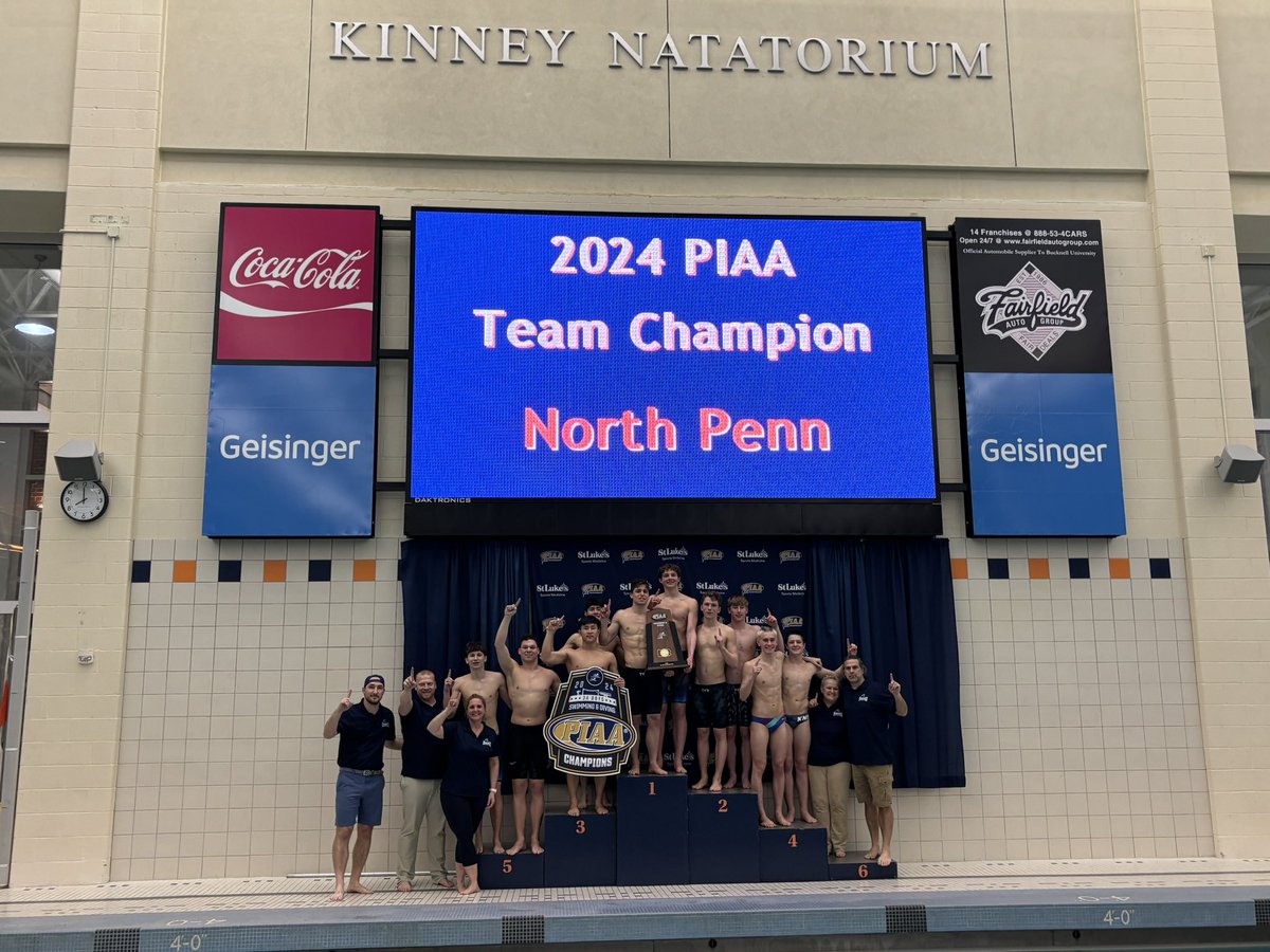 3A Boys Swimming and Diving Champions!! 🥇 🏆🏆🏆 Congratulations @NPennHS! 🏊