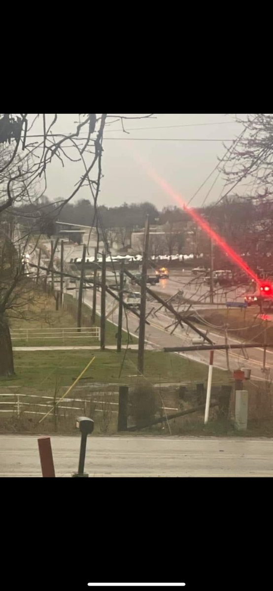 Power lines in front of ranger boats. Flippin, AR @ryanvaughan