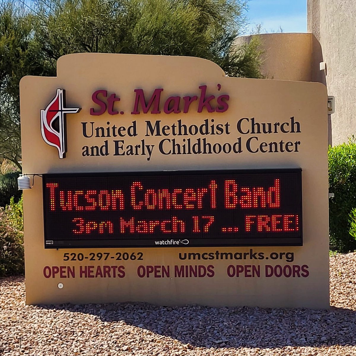 TucsonBand66's tweet photo. Free concert Sunday March 17, 2024 at 3PM! TCB presents Sunday at St. Marks!

#tucsonconcertband #music #lovemusic #localmusic #localtucson #tucsonlocal #tucsonmusic #tucson #az #March #Sunday #concert #performance #Ticheli #Holst #Strauss #Grainger #Verdi #BandsofACB https://t.co/LHY28OWKIV