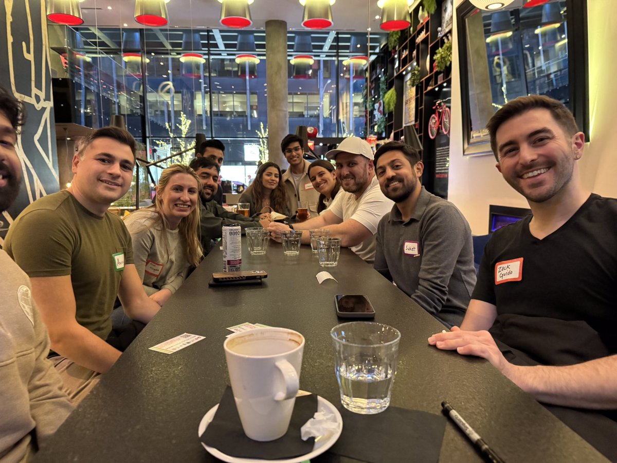 Thanks to everyone who came out! Third Thursdays from now on! Here's a pic from NYC/Brooklyn MFM Meetup with @heshiebee @myfirstmilpod @ShaanVP @thesamparr getting together in real life on @getriver_io