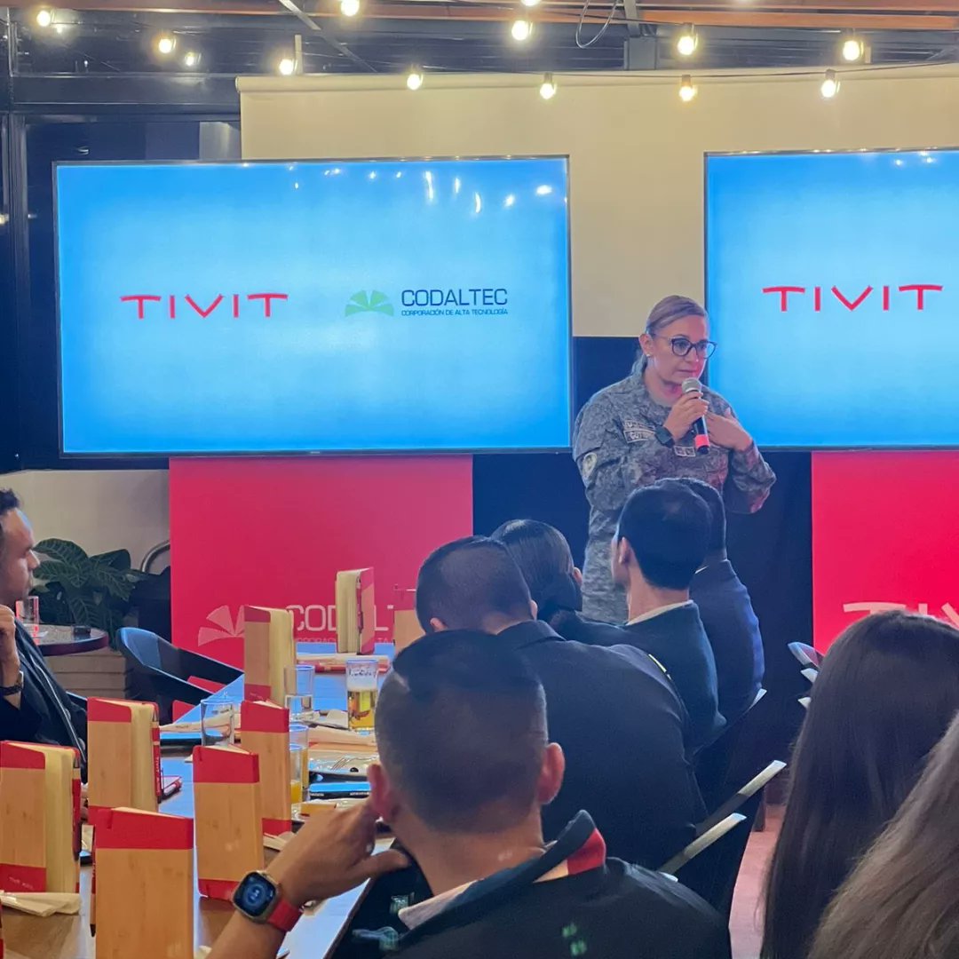 Codaltec's tweet photo. #EsNoticia | Hoy se realizó con éxito el evento "Blinda y Protege Tu Negocio" de @TIVIT_Latam y @Codaltec, fortaleciendo la seguridad cibernética para empresas GSED. #SomosGSED @CIAC_ @AgLogistica @DefensaCivilCo @casuroficial #icfe @Club_Militar @FORPO @CSFFMM @IndumilColombia https://t.co/BNdYtnlMm6