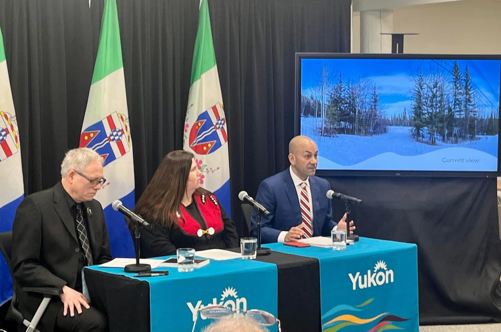 (1/3) Today alongside Minister of Energy Mines and Resources John Streicker and West End Developments Tiffany Eckert-Maret, we announced the sale of the 5th and Rogers site in Whitehorse.