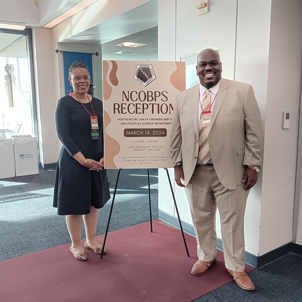 KMiddlemass's tweet photo. #NCOBPS at Loyola Marymount Center! Thank you for your fabulous reception! #LMU https://t.co/Ewddxfacgc