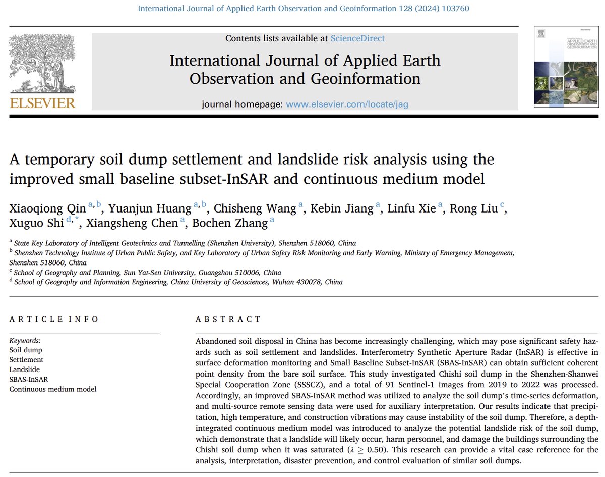A temporary soil dump settlement and landslide risk analysis using the... 
authors.elsevier.com/sd/article/S15…