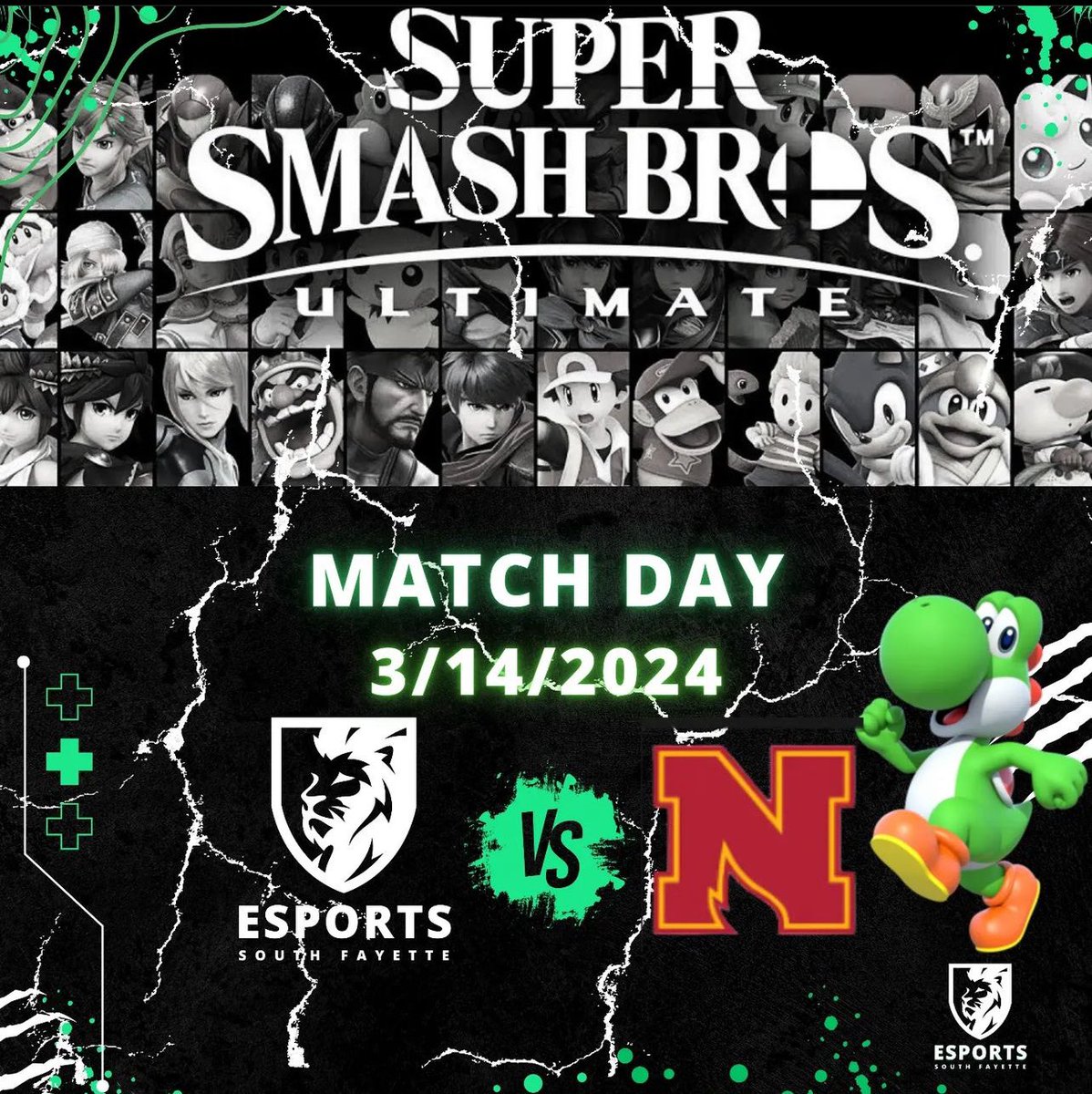 Get ready for an epic showdown as South Fayette High takes on Northgate in the ultimate Super Smash Bros. battle! Who will emerge victorious and claim the title of Smash Champions? Let the games begin! #SmashBros #HighSchoolRivalry #GameOn #SFHSLionPride #SFLionPride