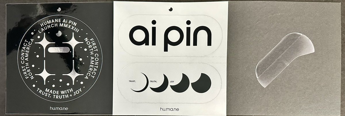 What happens with these stickers? #HumaneAIPin