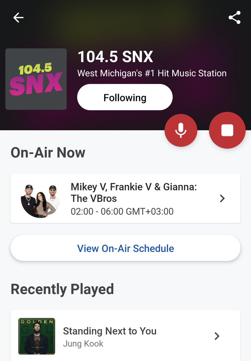 Thank you @MikeyVOnAir @FrankieVizzle and @GiannaGravalese for playing #StandingNextToYou by #JungKook on @KISSRochester @1045SNX @kissfm1071 @KISS1023ALBANY - all your @iHeartRadio stations!💜🫶🤗