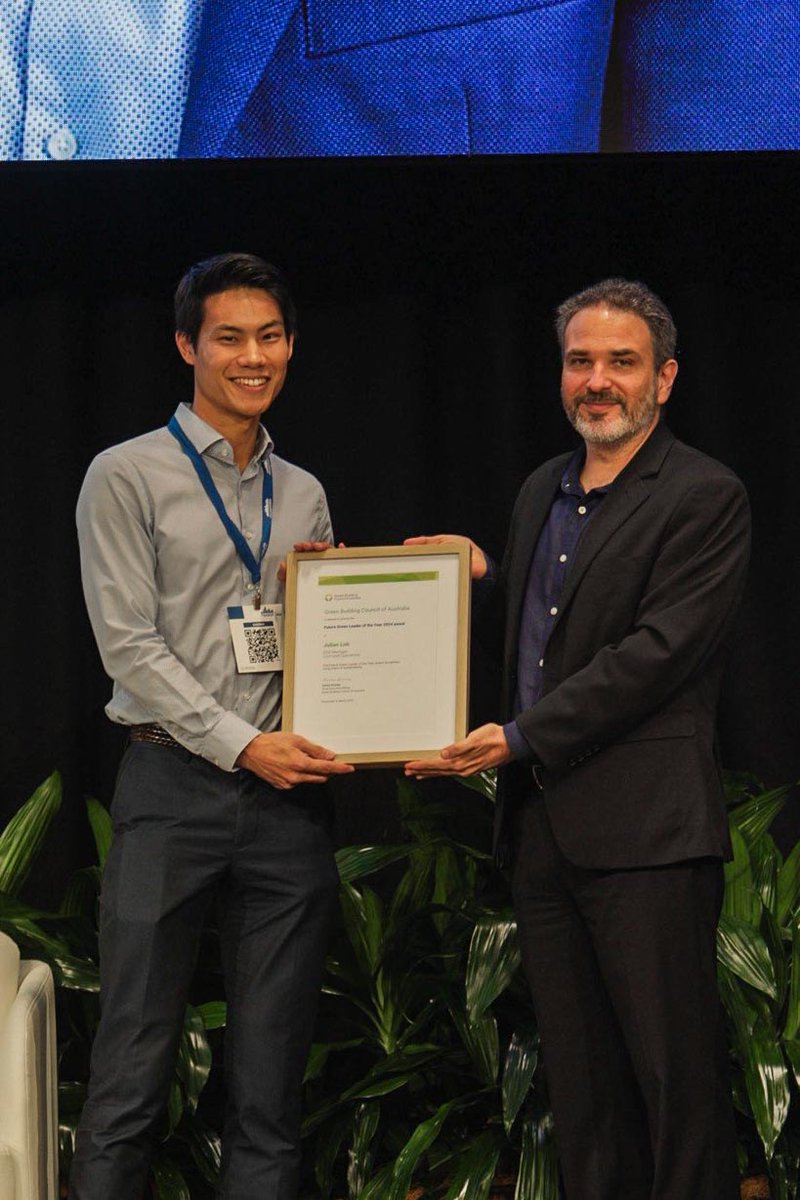 Congratulations to Julian Loh from Cromwell Property Group who has become our 2024 Future Green Leader of the Year, announced yesterday at #transform2024.