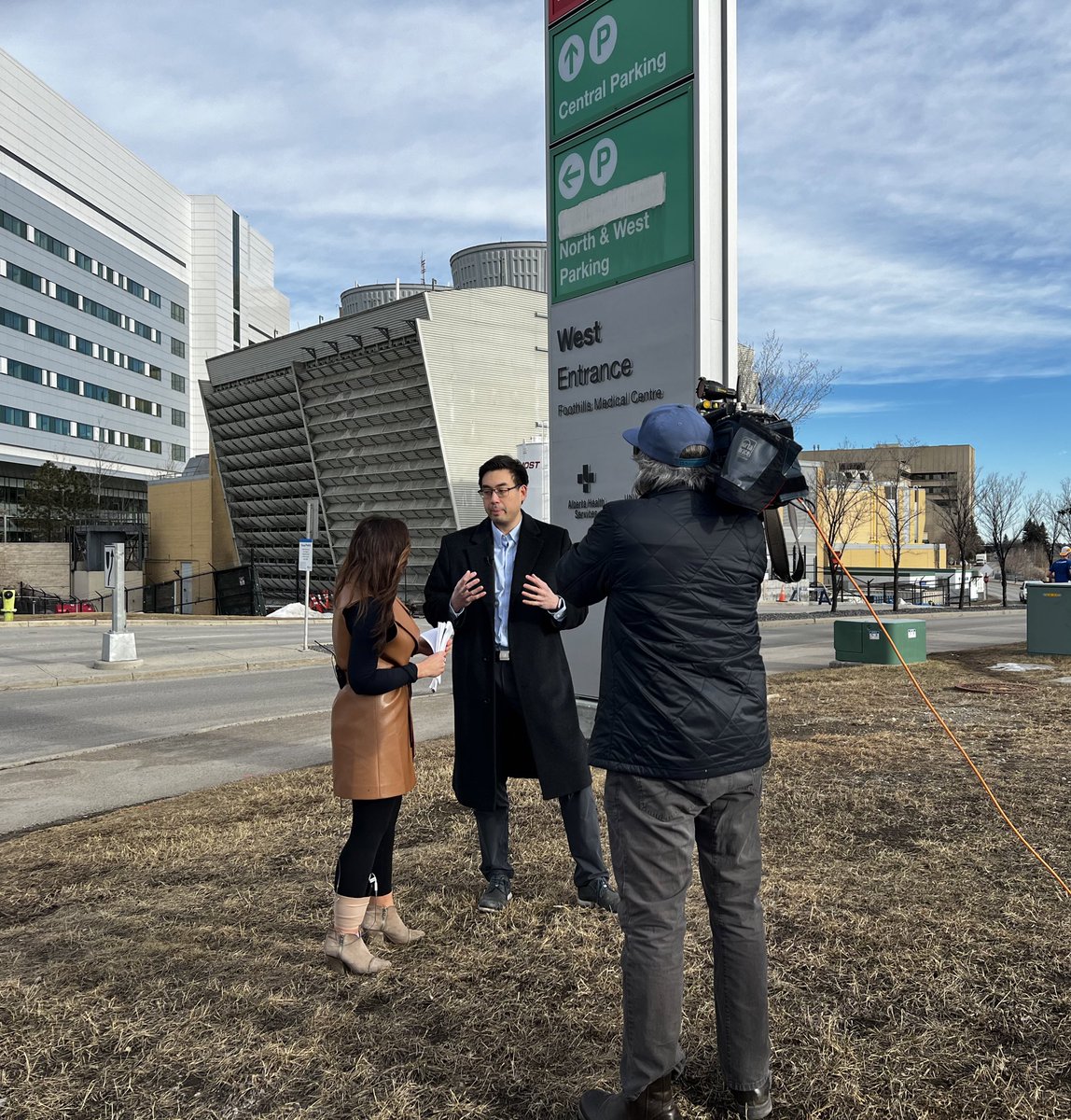 Fun promoting @yyc_health’s Foothills Hospital Home Lottery with Danielle Savoni @CTV_Danielle during tonight’s @CTVCalgary evening news. Tune in tomorrow morning during CTV Calgary Morning News where we will be promoting our new endoscopic spine surgery program!