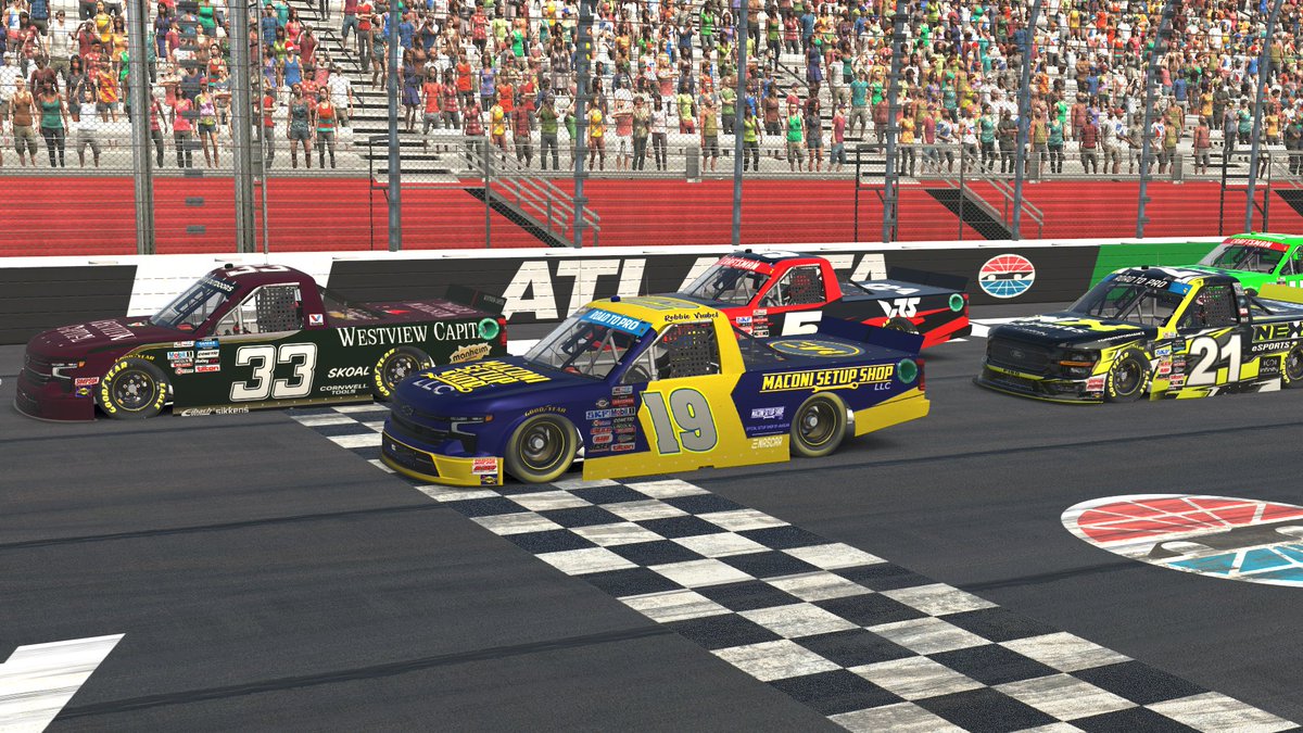 Survived the snooze fest. Tried to make something happen and fell back at the end. Great start none the less with a win and p3 in 2 of 3 superspeedways. Onto Richmond!!
Huge thanks to <a href="/LSheets58/">Logan Sheets</a> and Cheech for the help as well as <a href="/LockDown_Racing/">LockDown Racing</a> and A51 for the rockets!