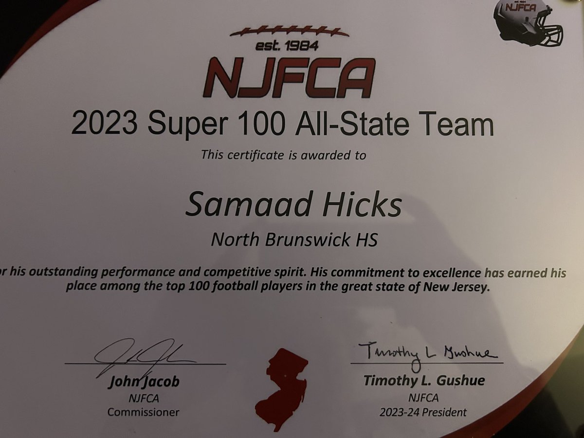 SamaadHicks7's tweet photo. Thankful to have made the Super 100 All-State Team list!! @mcipot https://t.co/U5ww3lQN7b