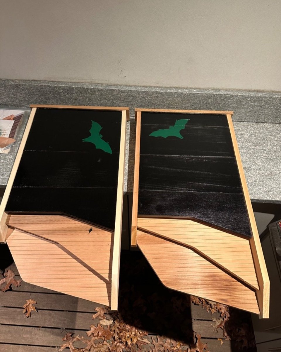 These bat houses are ready to go up in time to welcome bats back to their spring roosts! ...and they look amazing too!