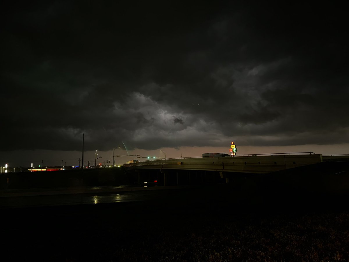 That sky is spooky yall. #texasstorms