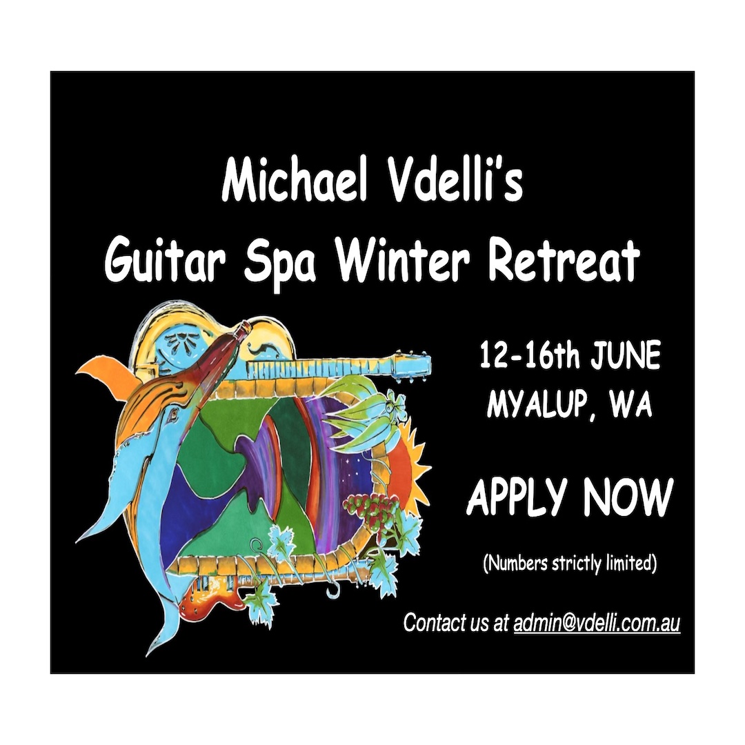 Hey Everybody,  it's time to get into gear for our "Guitar Spa Winter Retreat". Check out the testimonials below to get an idea of what we get up to and email us at admin@vdelli.com.au for more details.
youtu.be/b0r5Tz_AUz8
youtu.be/NsjYY3s5kM4
youtu.be/-r8w-oVEdhE?si…