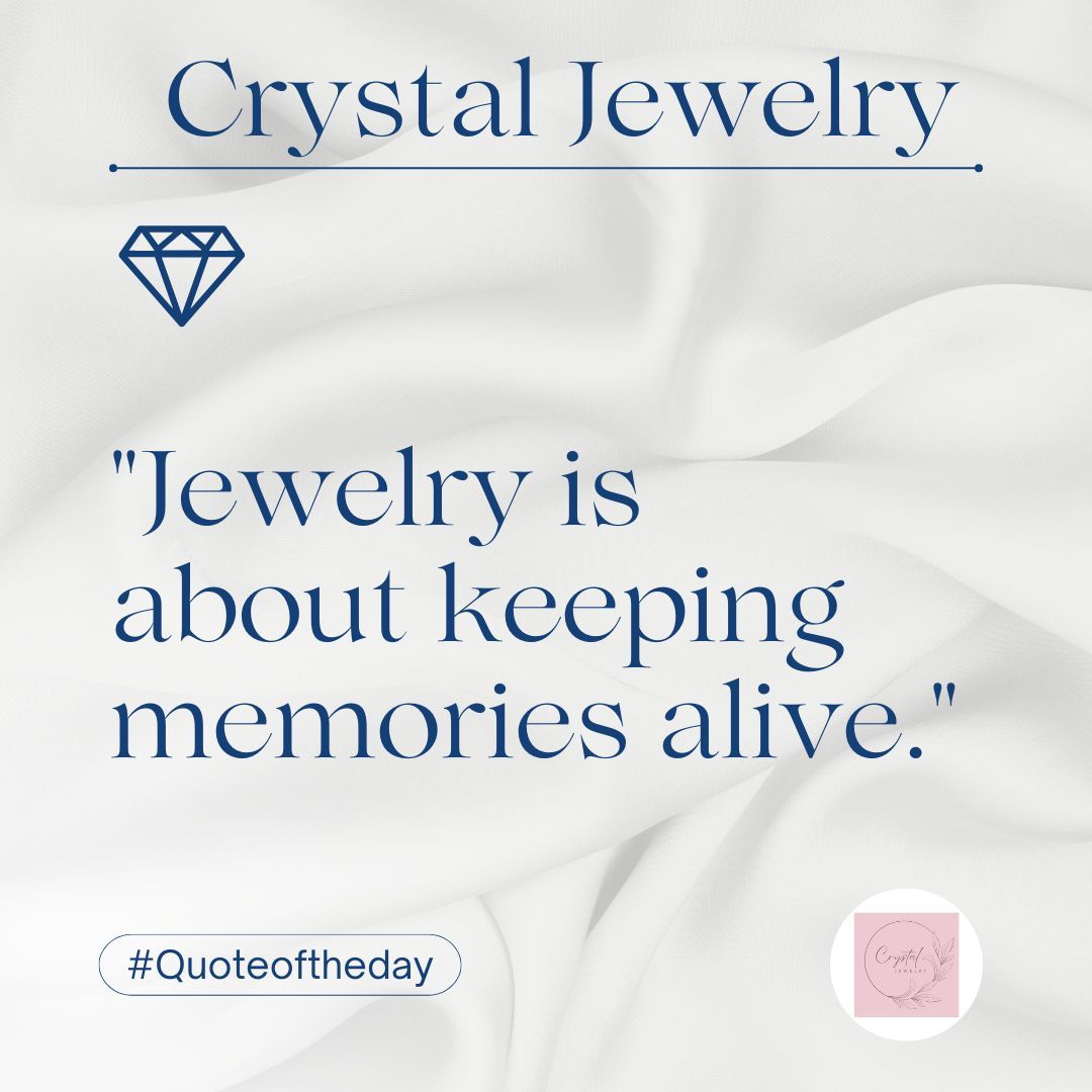 Each jewelry item has a backstory. Add some crystal jewelry to make yours truly memorable. 💖 Check out our selection right now. Let's See Quote of the Day!!✨ 
#InspirationEveryDay #WriteYourStory #QuoteofDay #Crystal #CrystalJewelry