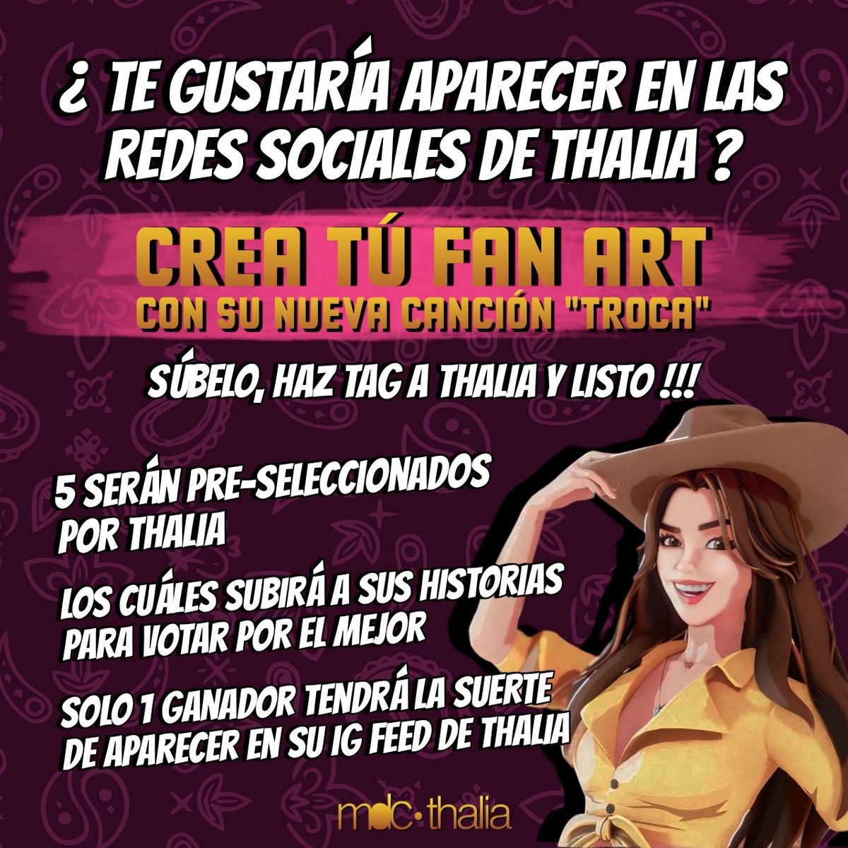 sindoscostillas's tweet image. Participen de la nueva dinámica que @thalia puso en sus Stories 😃

#thalia #angelaaguilar #troca #amuchahonra