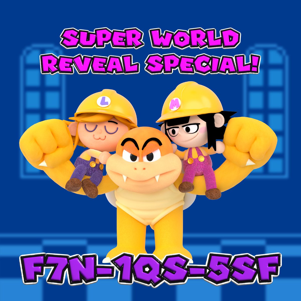 MMCelebration's tweet photo. The Mario Maker Celebration Project is excited to feature Mang and Luwuka's Super Boom Boom World! We might make a habit of showcasing Mario Maker projects from previous participants.

To get the full experience, consider starting with Mang's prelude Super World Reveal Special! https://t.co/eraq4BYoJs