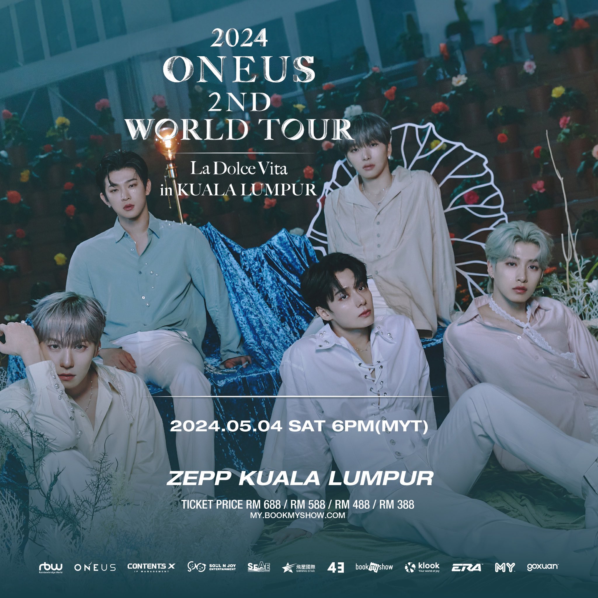 2024 ONEUS 2ND WORLD TOUR 'La Dolce Vita' in Kuala Lumpur (Tickets)