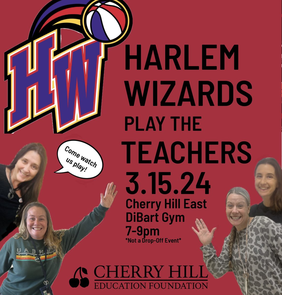 MsLisaJFCooper's tweet photo. THE FUNTASTIC AND HIGH-FLYING HARLEM WIZARDS
ARE COMING TO TOWN!

@jfcooperes @Chps Tweets
#WEareCHPS https://t.co/KQ7oyR61gr