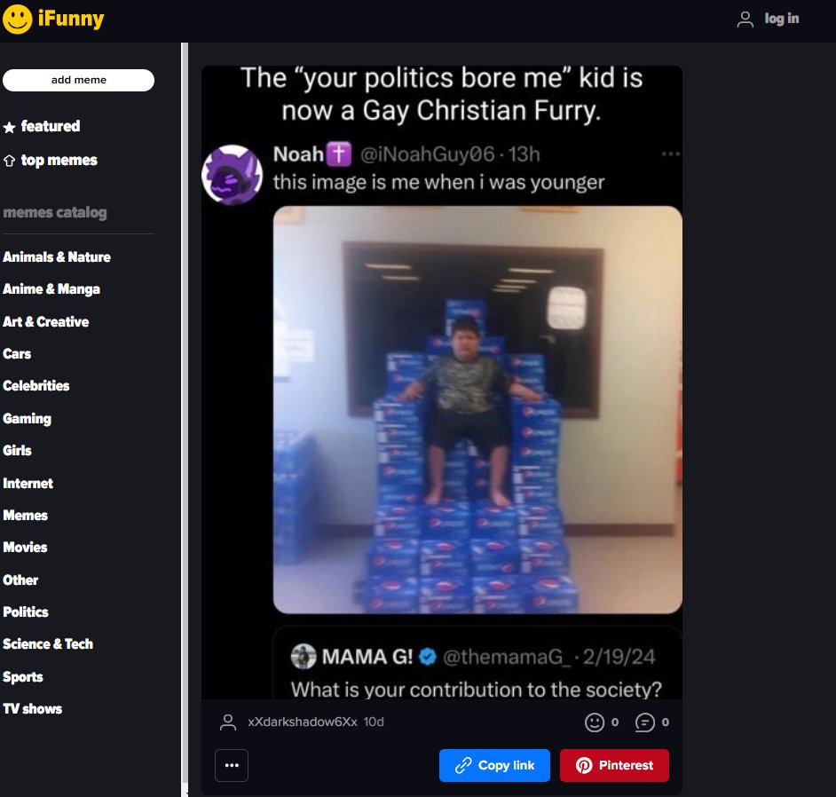 which one of you fuckers put me on ifunny