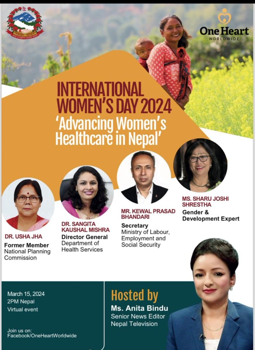 Women's Health is the overlooked and most under financed investment....We can't achieve SDG's if we don't start investing here. 
#HealthEquityforWomen