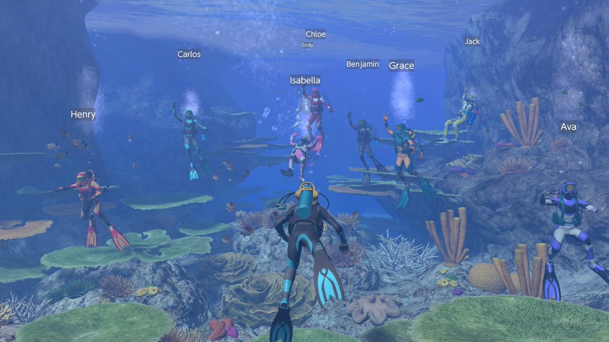 TyNN80s's tweet photo. #EndlessOceanLuminousANALYSIS Will we be able to go ashore on the beaches above and pet and feed the animals???!!! Like we did in #EndlessOceanBlueWorld???!!! @BlackEssence @GoldDreams #NintendoSwitch #EndlessOceanLuminous https://t.co/2gInh2R67W