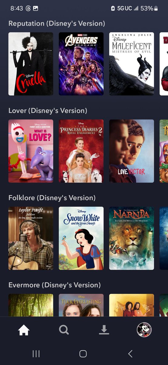 Well look what @DisneyPlus did to their home page