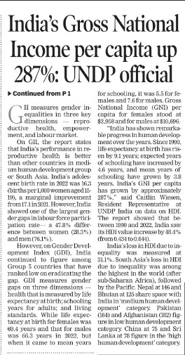 AmbikaPanditTOI's tweet photo. #MakeInclusionReal Human Development Report shows signs of recovery from setbacks during pandemic.. though there is a long to go still...India ranks q34 out of 193...continues to be part of 'medium human development' category. @UNDP_India
https://t.co/WgXjcwkJwk https://t.co/ribNn8VfDH