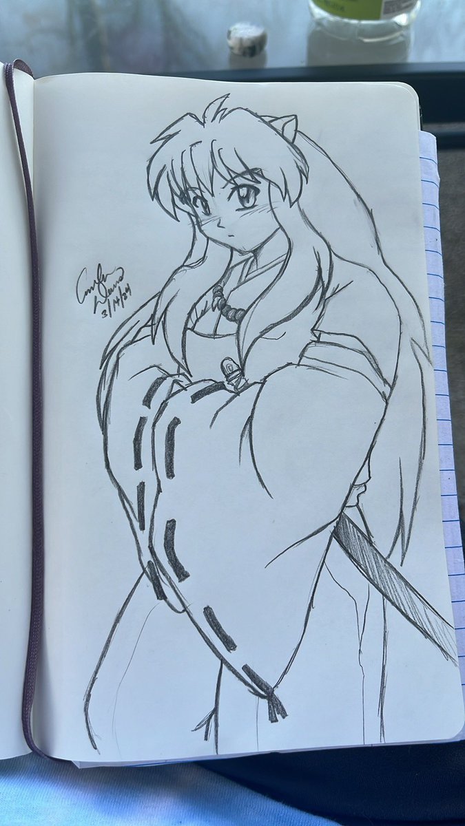 I just want to be noticed... Inuyasha doodle I did earlier today. Cause he’s the best boy. #inuyasha #anime #sketch #doodle
