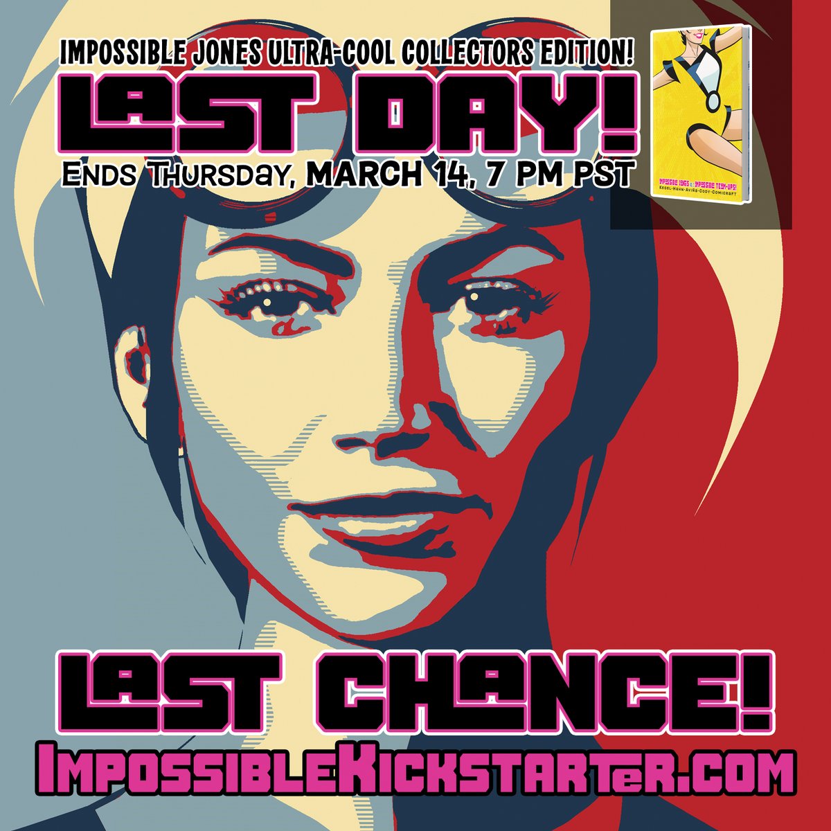 Karl Kesel (@karlkesel) on Twitter photo 15 MINUTES.
You know who did this art? <a href="/AH_AdamHughes/">Adam Hughes</a>. Yes, THAT Adam Hughes. It's in the book. Another reason to get it.
You think too much, it'll be too late.
ImpossibleKickstarter.com 15 MINUTES.
You know who did this art? <a href="/AH_AdamHughes/">Adam Hughes</a>. Yes, THAT Adam Hughes. It's in the book. Another reason to get it.
You think too much, it'll be too late.
ImpossibleKickstarter.com