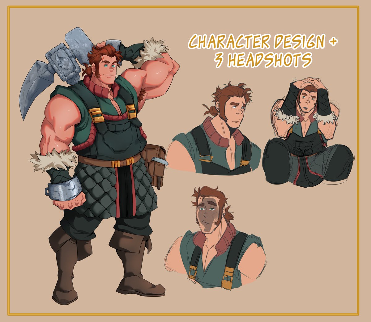 sweetkingart's tweet photo. if you don't have a reference for your #dnd character i'm your guy!💫
RT's are appreciated it! if you're interested you can send me a DM
hope I can work with you and make an amazing drawing of your character!⚔️

#DnDcharacter #dndart #ttrpgcommunity #dnd5e #characterdesign https://t.co/4aOUpOJCpB