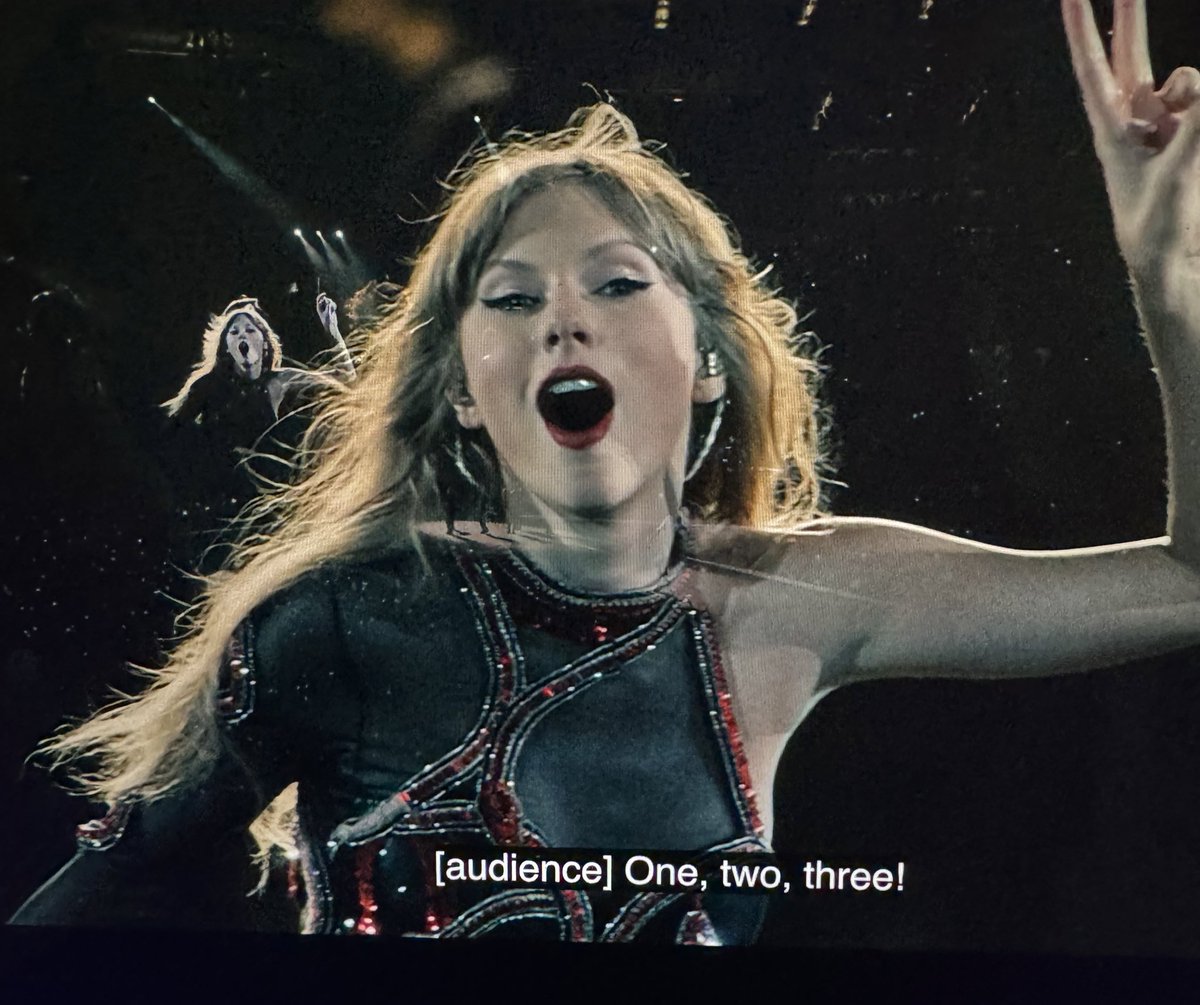 tswifterastour's tweet photo. THE "1 2 3 LET'S GO B*TCH" HEARD AROUND THE WORLD #TSTheErasTourTaylorsVersion @taylornation13 https://t.co/btPfyz195u