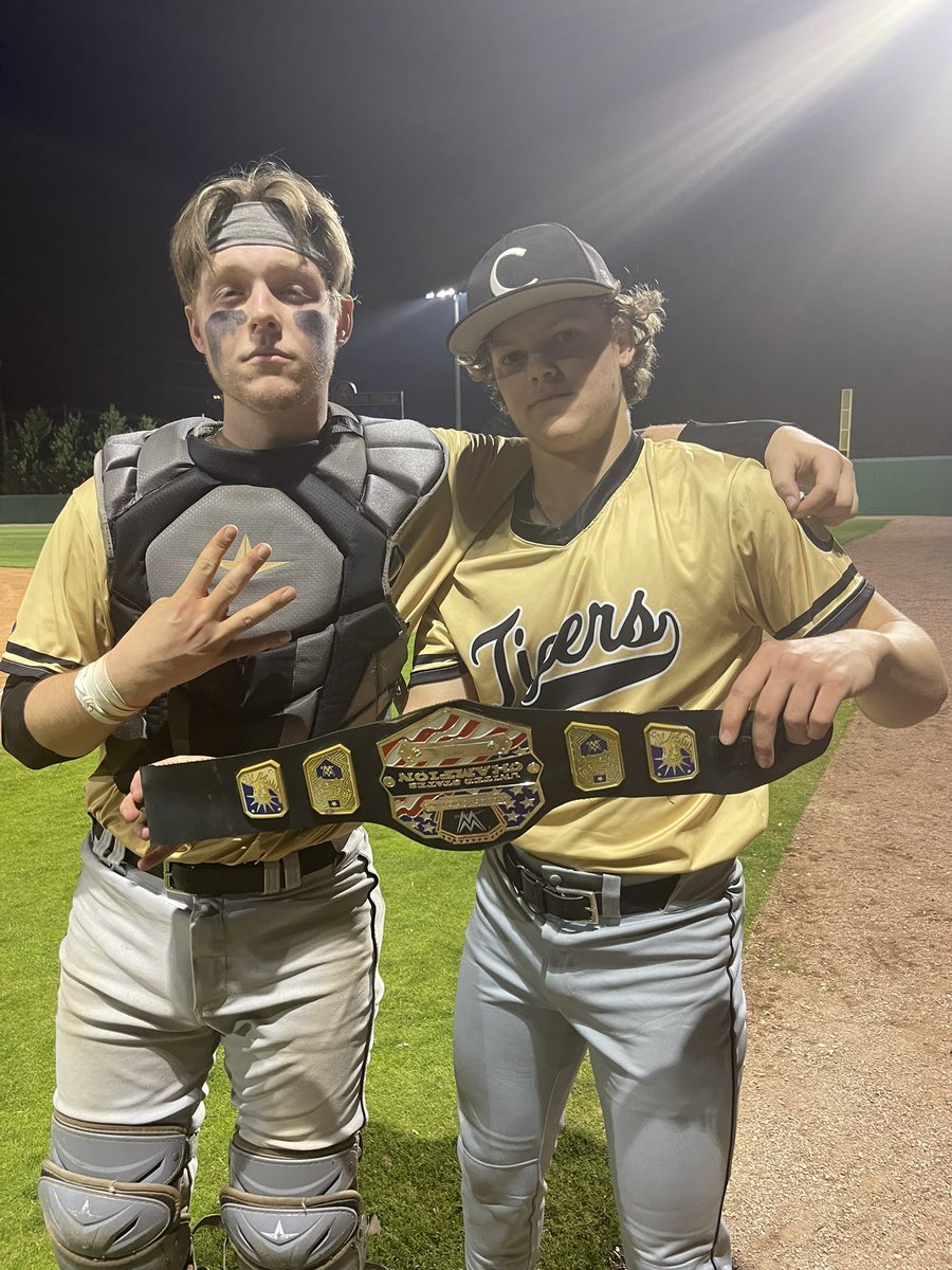 Final Tigers 5, McMinn Central 2. Outstanding effort on the mound by starter  <a href="/Collin_Wind33/">Collin Wind</a> who got the W pitching 5 shutout innings while striking out 14! <a href="/_JohnCook/">John Cook</a> got the save. <a href="/cecil_joyce/">Cecil Joyce</a>